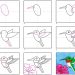 how to draw a hummingbird